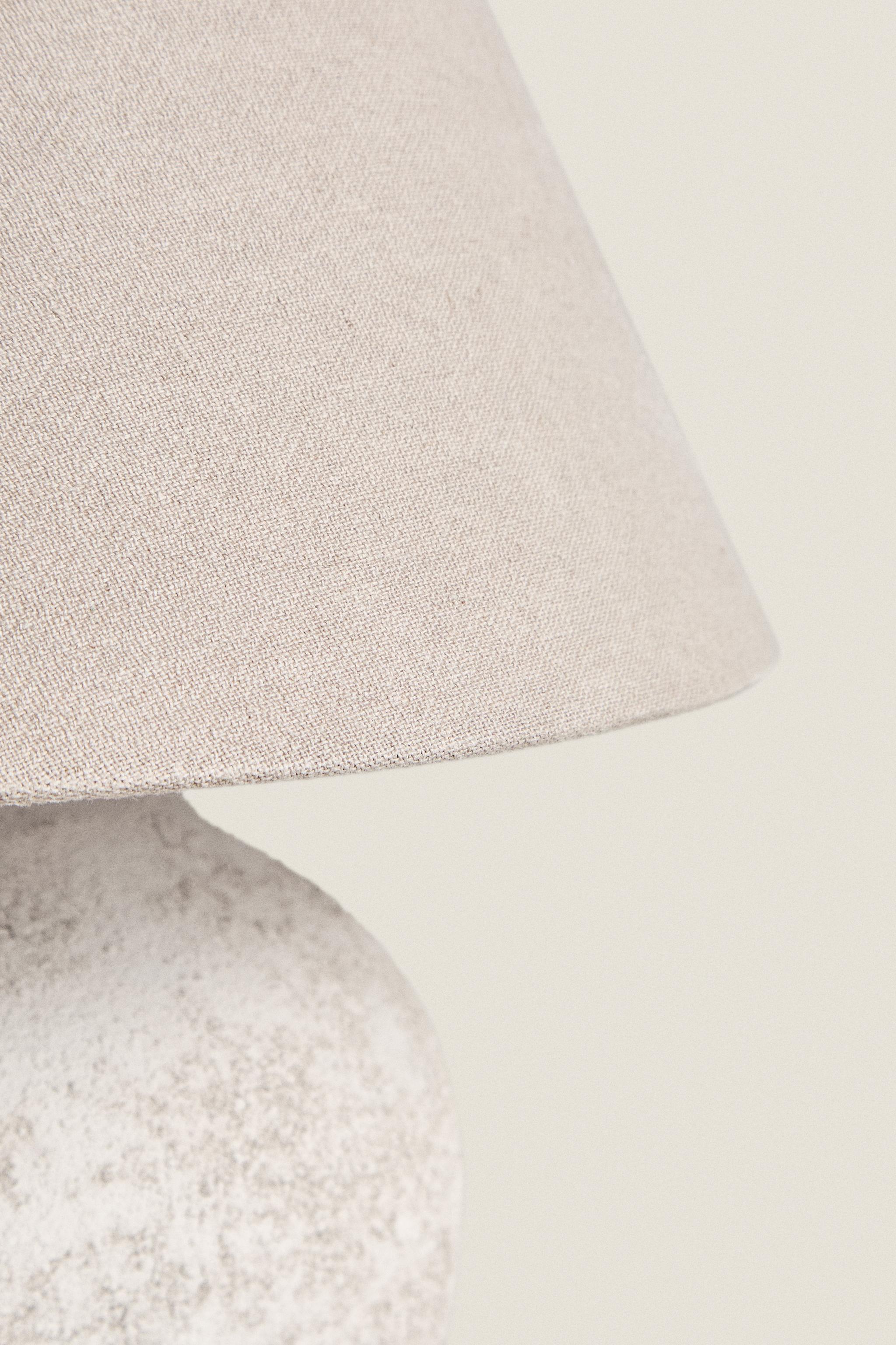 LAMPE DE TABLE CÉRAMIQUE VIEILLIE